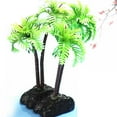 thumbnail image 4 of Plastic Simulation Water Plants Small Coconut Tree Fish Tank Aquariums Landscape, 4 of 8