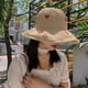 thumbnail image 5 of Sombrero de pescador con protección solar para mujer, sombrero de paja para playa, verano, 56-58 cm de circunferencia de la cabeza, 5 of 5