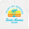 thumbnail image 4 of Inktastic Summer Enjoy the Sunshine Santa Monica California in Blue Boys or Girls Toddler T-Shirt, 4 of 5