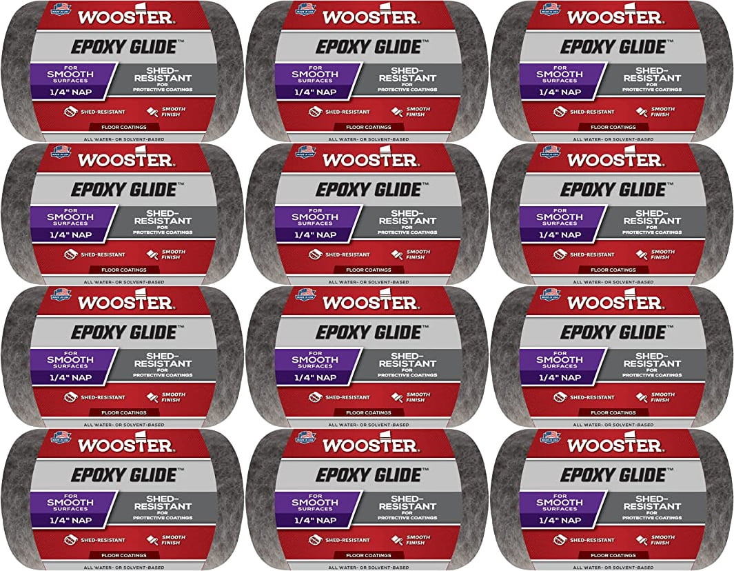 Rouleaux Peinture Wooster Brush R232-18 - 1/4 Pouce Nap - 18 Pouces - Pack De 2