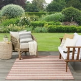 Nourison Positano Indoor/Outdoor Rainbow Ivory 4' x 6' Area Rug (4x6 ...