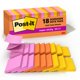 thumbnail image 1 of Notas adhesivas Post-it Super Sticky, 3 x 3 en 18 almohadillas Energy Boost, 1 of 9