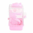 thumbnail image 4 of 2 Tier Hamster Cage,Large Space High Chassis Travel Portable Mouse Cage Hamster  House Hamster Castle for Small Animals Pet Guinea Pigs Rabbits Golden Bears, 4 of 8