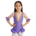 iiniim Kids Girls Sparkle Circus Show Trapeze Costume Dance Leotard