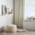 thumbnail image 2 of Bouclair Beige Macrame Ottoman, 2 of 10