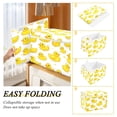 thumbnail image 2 of Yayeee Collapsible Cube Storage Bin with Lid Fabric Closet Decorative Basket with Handles, Yellow Rubber Ducks, 2 of 7