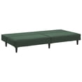 thumbnail image 3 of vidaXL 2-Seater Sofa Bed Dark Green Velvet, 3 of 5