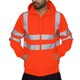 thumbnail image 2 of Chaquetas de hombre Ropa de trabajo sanitaria de rayas reflectantes Z, 2 of 3