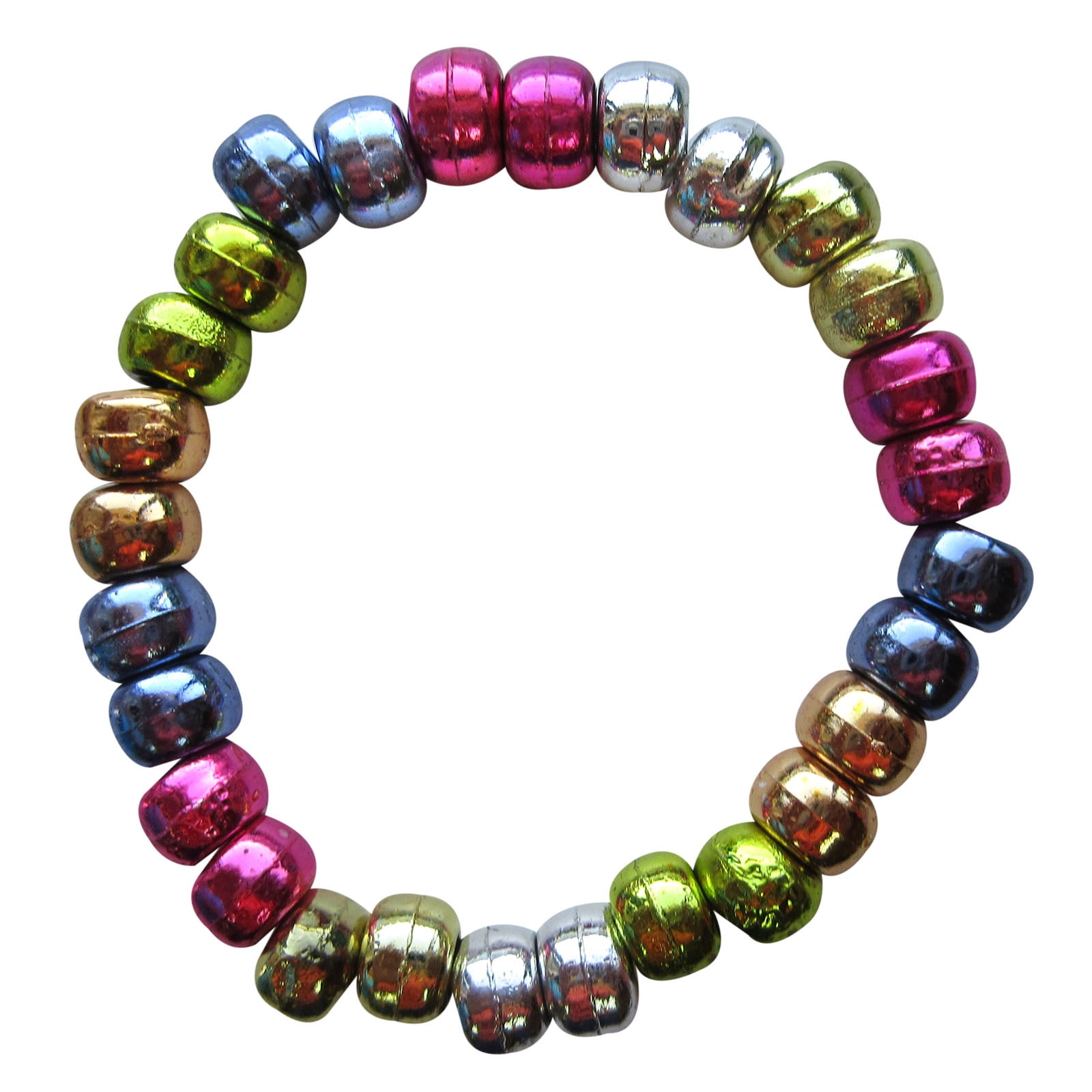 12 Packs: 280 ct. (3,360 total) Metallic Pony Beads by Creatology - 6mm x 9mm