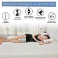 thumbnail image 4 of Heart Shaped Orthopedic Sleeping Pillow For Legs Wedge Cushion With Knee Support Sciatica Pads Body, 4 of 4