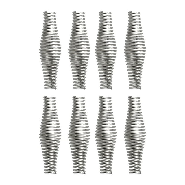 4/8Pcs Spring Steel Handle 11cm*3.2cm Fireplace Door Handle Barbecue Grill Basket Handle Spring Replacement Accessories