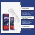thumbnail image 3 of Colle pour Tissu Lavable Adhésif Permanent Imperméable pour Vêtements 50ml, 3 of 5