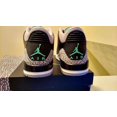 thumbnail image 5 of Ni - ke Men's Air Jordan 3 Retro Black/Green Glow-Wolf Grey CT8532 031 Size 11, 5 of 5