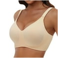 thumbnail image 5 of ZRBYWB Bras For Women Comfortable Seamless Full Coverage Underwear For Womens Wireless Underwear With Soft Support Regular Plus Size Comfort Bra, 5 of 6