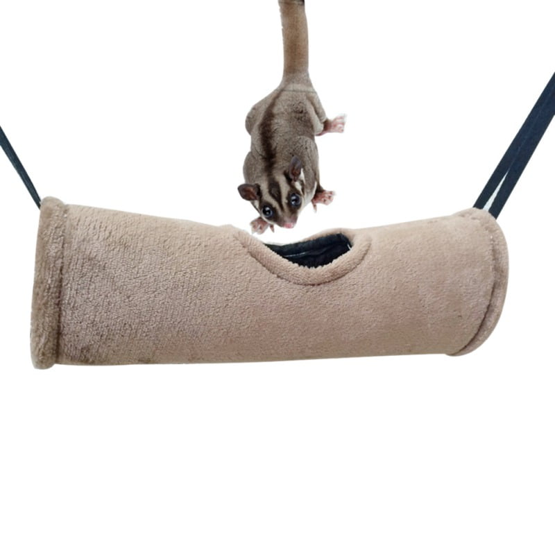 Comfort Velvet Hammock Pet Bird Ferret Rat Hamster Parrot Squirrel Hanging Bed 