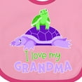 thumbnail image 4 of Inktastic I Love My Grandma Cute Turtle Family Boys or Girls Baby Bib, 4 of 4