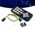 thumbnail image 3 of 3X Módulo de Control Remoto HX1838 Kit de Control Remoto Inalámbrico por Infrarrojos Módulo Multifuncional del Robot de Control Remoto, 3 of 5