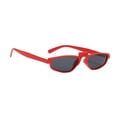 thumbnail image 1 of Vintage Mirrored Hombres Mujeres Moda Tonos Marco rojo Lente gris negro Hugo Mujer Gafas Hombre, 1 of 7