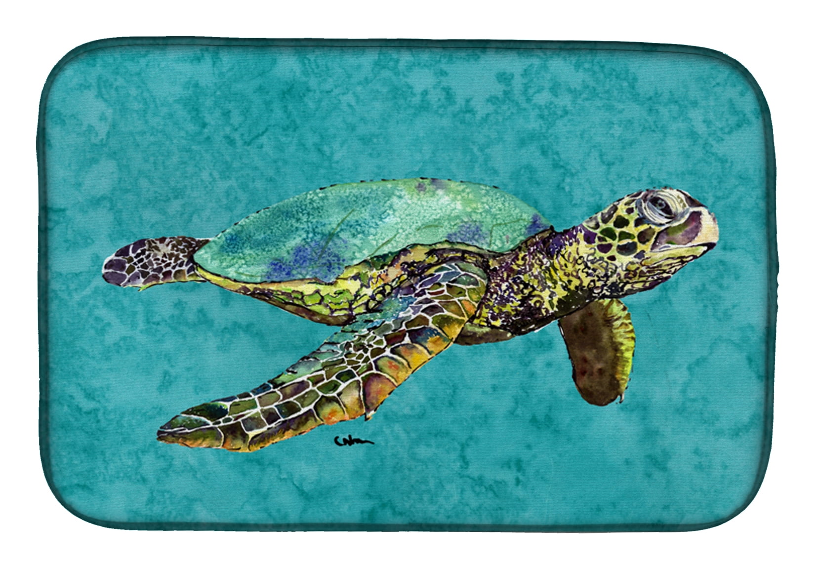Turtle Dish Drying Mat
