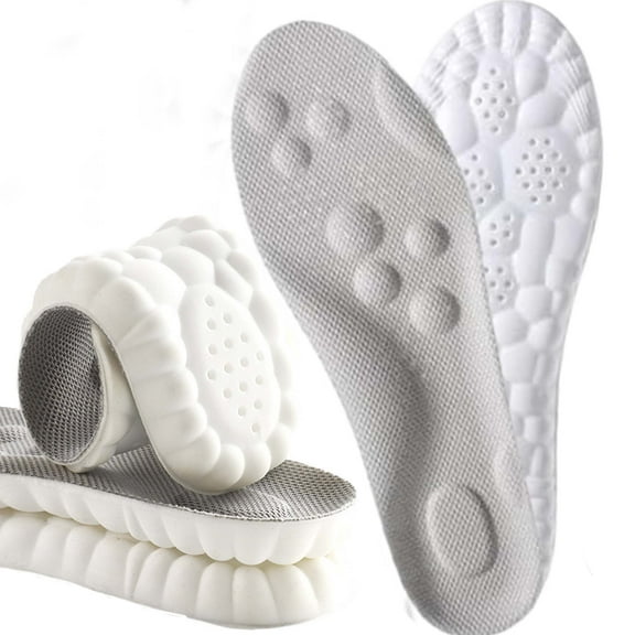 Footstr Insoles,Cloud Soles  For Women Man,4d Cloud Soles For Men,Anti Fatigue, Shock Absorption, Foot Pain Relief