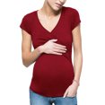 thumbnail image 4 of Lucakuins Maternidad Enfermería Tank Tops para mujeres verano sin mangas lactancia embarazada doble capa chaleco pulóver camisetas Lucakuins  moda, 4 of 6