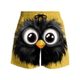 thumbnail image 4 of COSFO Beach Swim Shorts for Men Casual Funny Animal Print Summer Board Shorts Breathable Relaxed Fit Elastic Waist Quick Dry Drawstring Swim Shorts, 4 of 6