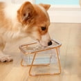 thumbnail image 4 of Tazón de comida para perros y aperitivos con soporte de hierro Yinane Tazón individual antideslizante Cuencos para gatos, 4 of 8