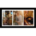 thumbnail image 1 of 8x16 Collage Picture Frame With Mat Display 3 Pcs 4x6 Photos Three Opening Wall Hanging Black, 1 of 7