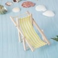 thumbnail image 1 of WHAMVOX 1 Pce Chaise Longue Inclinable Mini pour Usage Extérieur en Jaune, 1 of 7