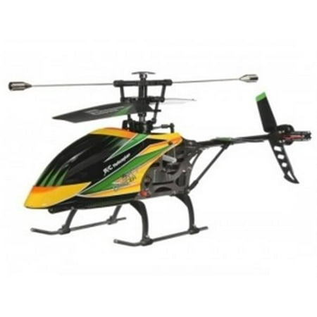 Azimport V912 Yellow 16 in. V912 Large Metal Gyro RC Helicopter Toy -