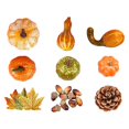 thumbnail image 1 of Simulation Pumpkin Halloween Decoration Pumpkin Model Vegetable Cabinet Display Photography Props (orange), 1 of 9
