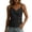 Black, variant on Women's V Neck Button-Front Flap Sleeveless Camisole, Linen Top for Warm-Weather Casual Daily Wear (Beige, 2XL).