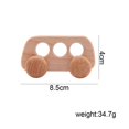 thumbnail image 4 of Juguetes de empuje de madera orgánica para bebés, desarrollo de motricidad fina, juguete de habilidades sensoriales, juguete de agarre Montessori, sonajeros de coche de madera de 2 piezas, 4 of 5