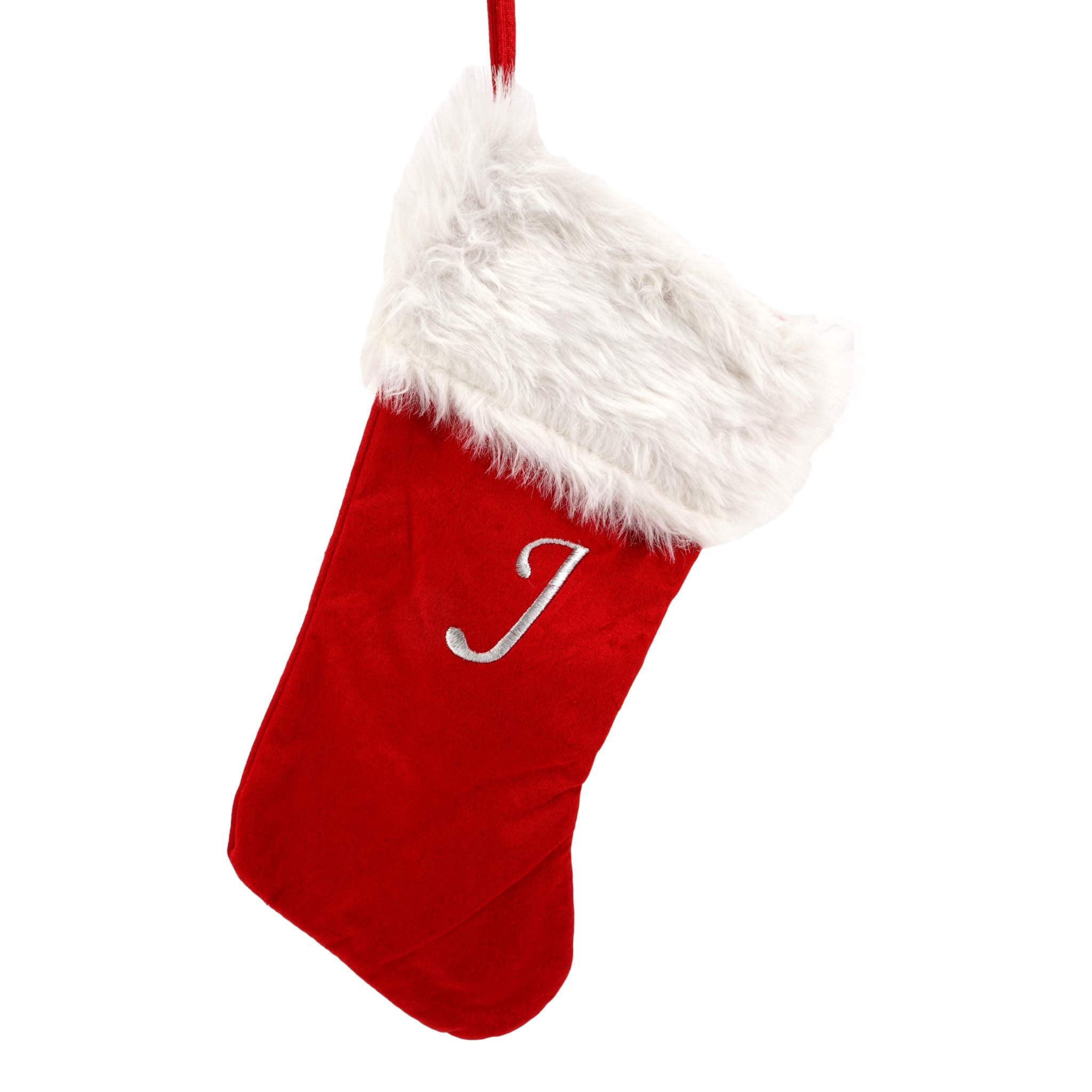 Personalized Christmas Stocking Red/White Plush 13" **Last Day To Order 12/13** 