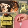 thumbnail image 7 of Uxcell 1" Swivel Clasp Hooks, 2 Pcs Detachable Snap Hook for Bag Strap Purse Lanyard DIY Hardware, Gold, 7 of 7