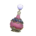 thumbnail image 4 of Botella de perfume, frasco dispensador de perfume, botella vacía portátil clásica multiusos a prueba de fugas, perfume para mujeres, niñas y mujeres rosa, 4 of 8