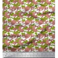 thumbnail image 1 of Soimoi Velvet Fabric Two Tone With White Camouflage Printed Fabric 1 Yard 58 Inch Wide, 1 of 1
