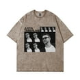 thumbnail image 2 of Justin Timberlake Tour 2025 Washed Cotton Tshirt Fashion Short Sleeve Hip Hop Tees, 2 of 4