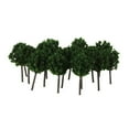 thumbnail image 1 of 50 Pcs Arbres Modèles Vert Foncé - Diorama de Rue Z Train, 1 of 8