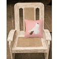 thumbnail image 2 of Carolines Treasures BB7944PW1818 German Helmet Pigeon Pink Check Fabric Decorative Pillow, 18 x 18 in., 2 of 2