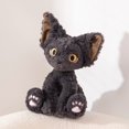 thumbnail image 2 of Muñeca de peluche realista con gato negro Devon Rex, 30 x 40 cm, 2 of 2