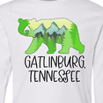 thumbnail image 4 of Inktastic Gatlinburg, Tennessee Mountains and Bear Shape Long Sleeve Youth T-Shirt, 4 of 5
