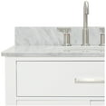 thumbnail image 2 of Ariel H073dcw2ovo Bristol 73" Free Standing Double Oval Basin Vanity Set - Grey, 2 of 7