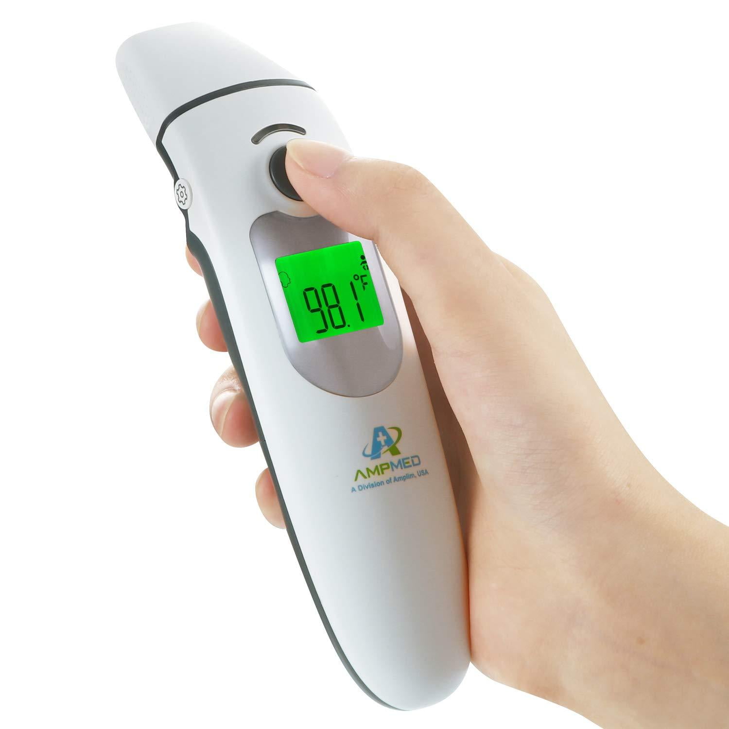 Infrared Forehead Thermometer Kids and Adults Digital Thermometer with Fever ... 