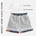 thumbnail image 3 of FORMRS Boys Swim Trunks Quick Dry Mesh Liner Boardshorts Sizes XS-XL, Christmas Splendor, 3 of 7