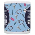 thumbnail image 3 of ThisWear Oncology Nurse Practitioner Nobody Cares Like Oncology Nurse Cares 11 ounce 2 Pack Coffee Mugs Blue, 3 of 4