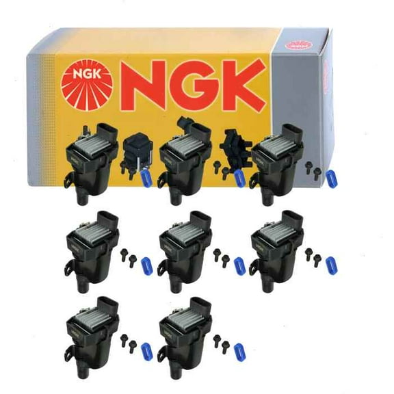 8 pc NGK Ignition Coils compatible with Chevrolet Express 3500 4.8L 6.0L V8 2003-2007