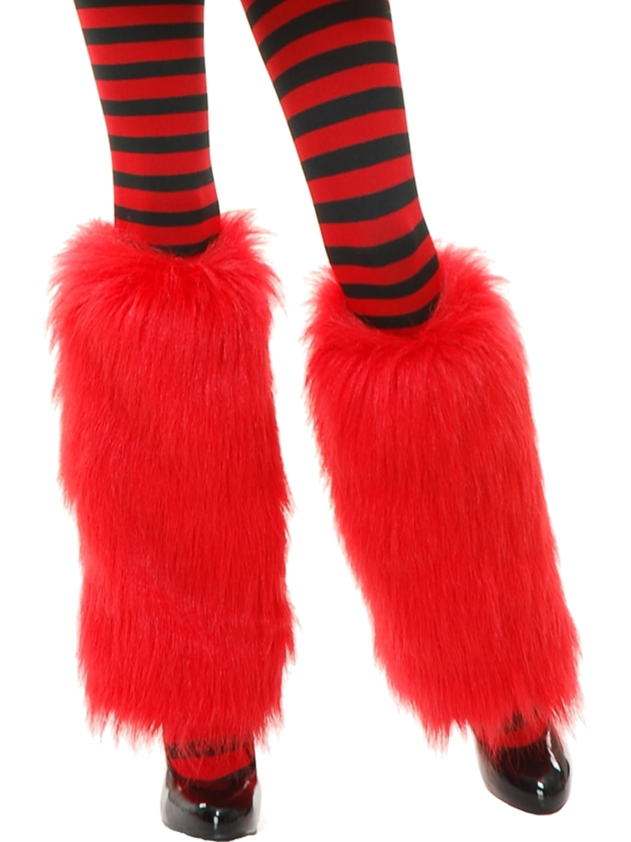 Charades Costumes Child Girls Red Anime Cartoon Monster Furry Leg
