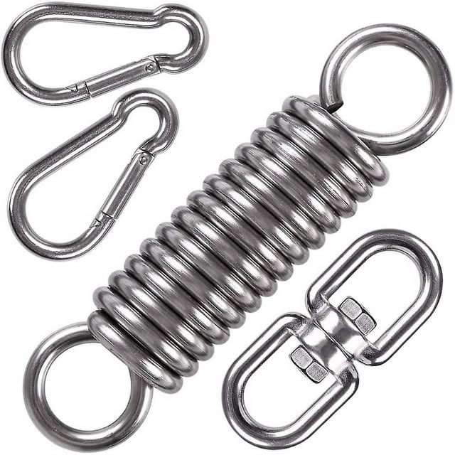 Hammock Hanging Chair Kit Swing Spring Hardware, Heavy Duty Hanging Swivel Hook For Sand Bags, Heavy Bags, Hanging Chair, Swing Seat, Rocking Chair, P