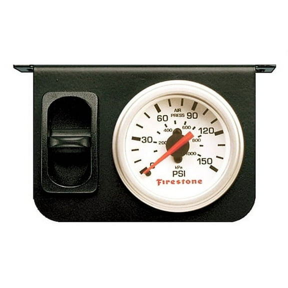 Firestone Fir2225 Single White Face Gauge Panel